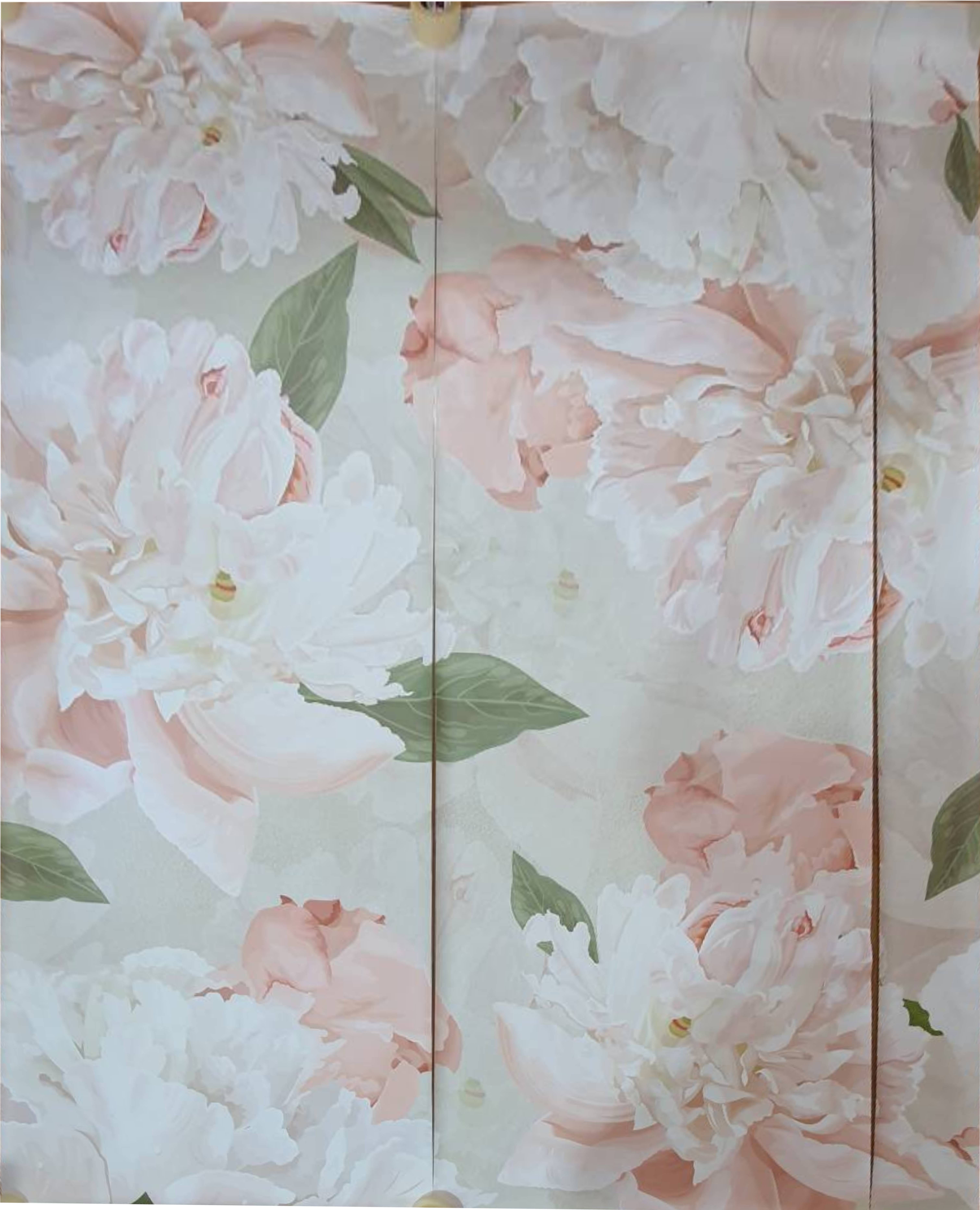 วอลเปเปอร์ OWLS WALLPAPERS ดอกไม้สีชมพู ขนาด W 2.13 X H 2.63 M.